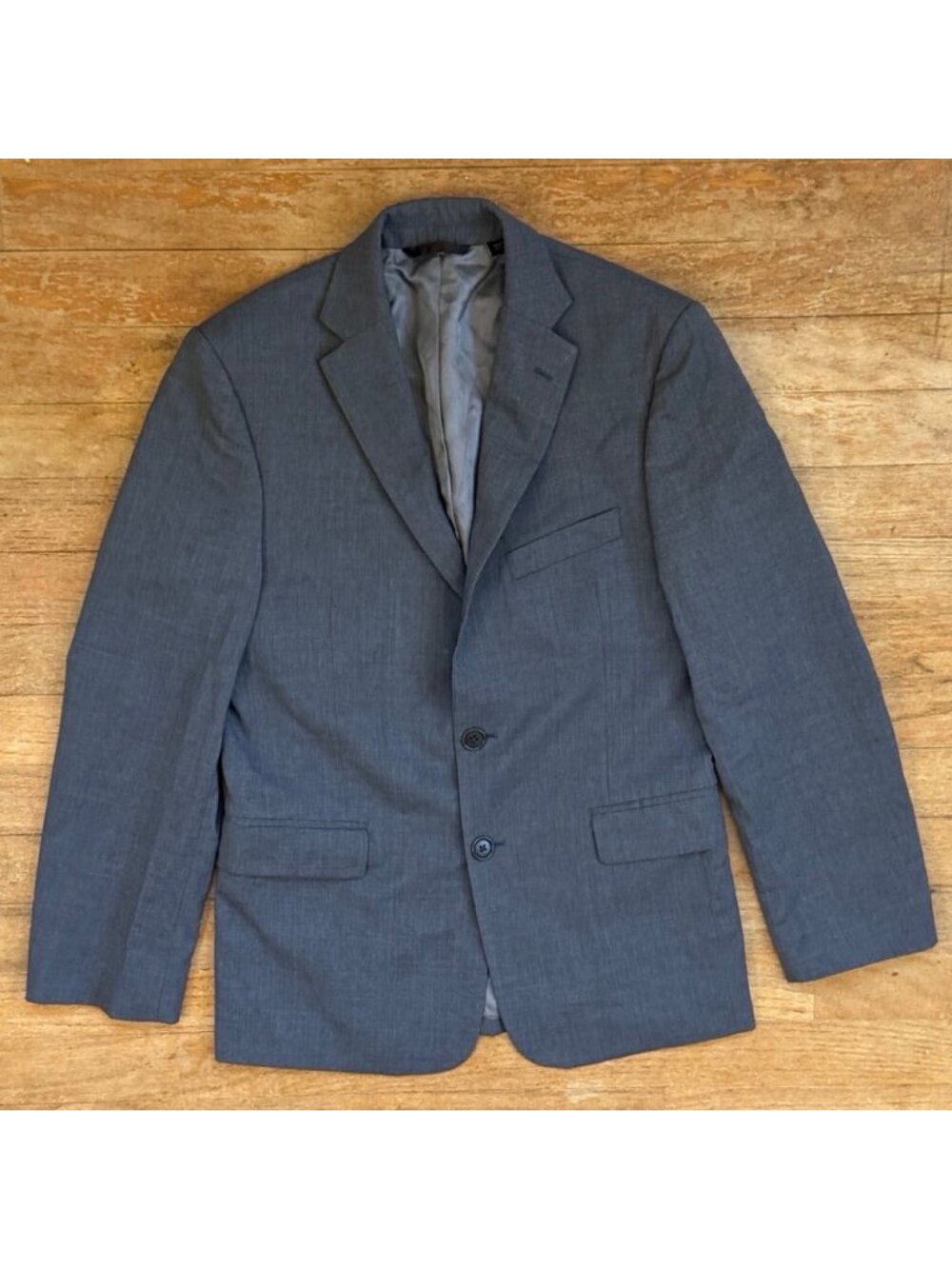 Michael Kors Boys Blazer Size 14 Gray 100% Wool Sport Coat Suit Jacket